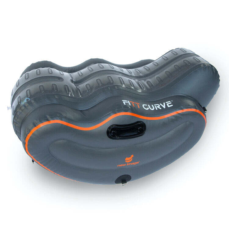 Orange Planet FITT Curve,opblaasbaar fitness apparaat, multifunctioneel trainen, buikspieren - Colour / Colour