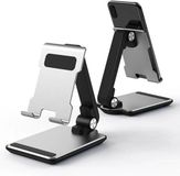 OEM Stroom Commerce B.V. Verstelbare Tablet- en Telefoonhouder - Aluminium - Zilver/Zwart