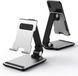 OEM Stroom Commerce B.V. Verstelbare Tablet- en Telefoonhouder - Aluminium - Zilver/Zwart