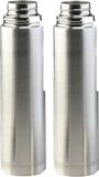 Löwenthal RVS thermosfles/isoleerfles - 2 stuks - mat zilver - 750 ml