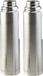 Löwenthal RVS thermosfles/isoleerfles - 2 stuks - mat zilver - 750 ml