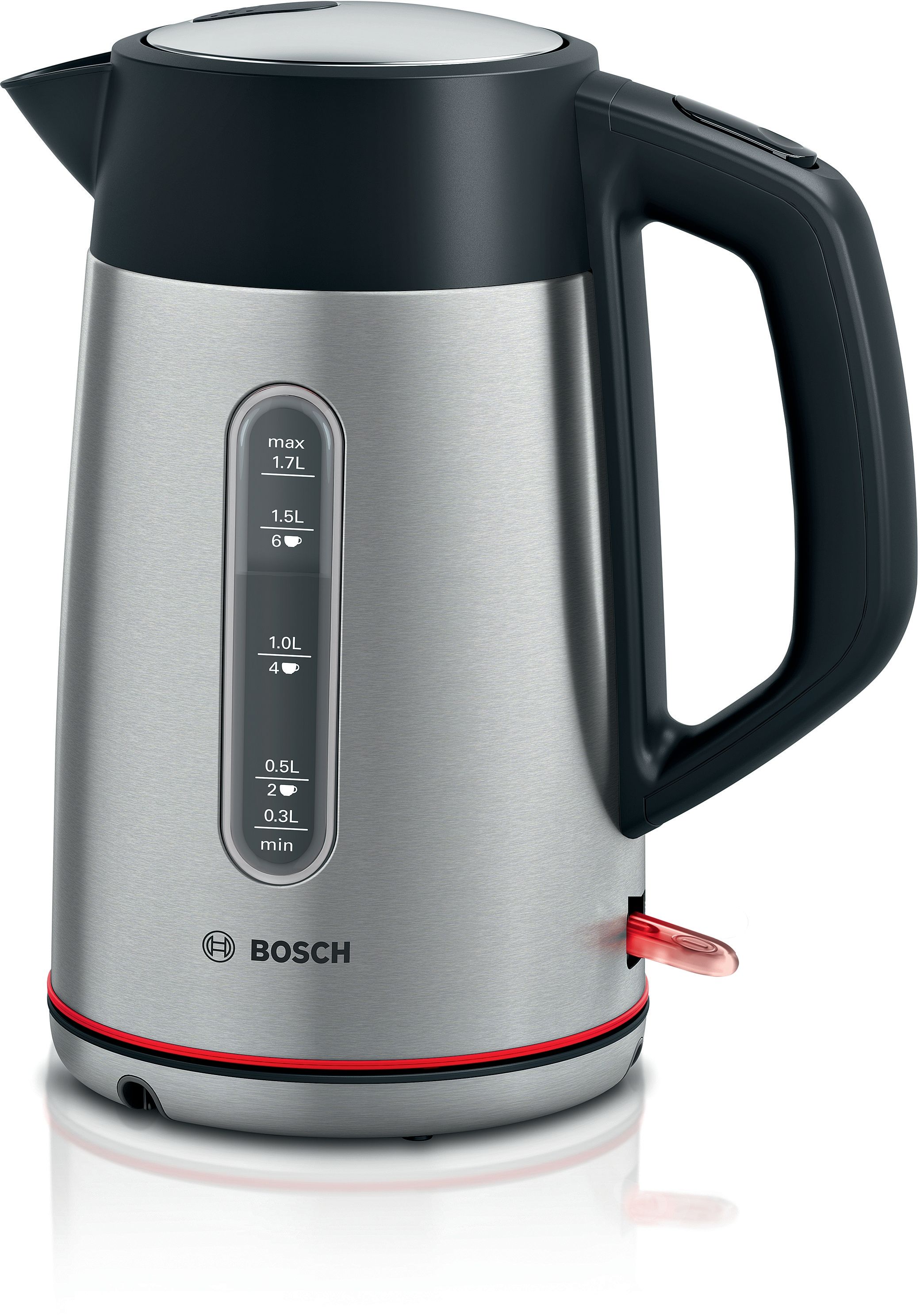 Bosch TWK5M440 Waterkoker - 1.7 l - 2400 W - Roestvrijstaal