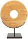 De Teak Disc op Stand - L - Medium