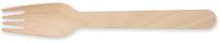 KlikA Houten Vork Gecoat 160 mm Pak van 100 Stuks