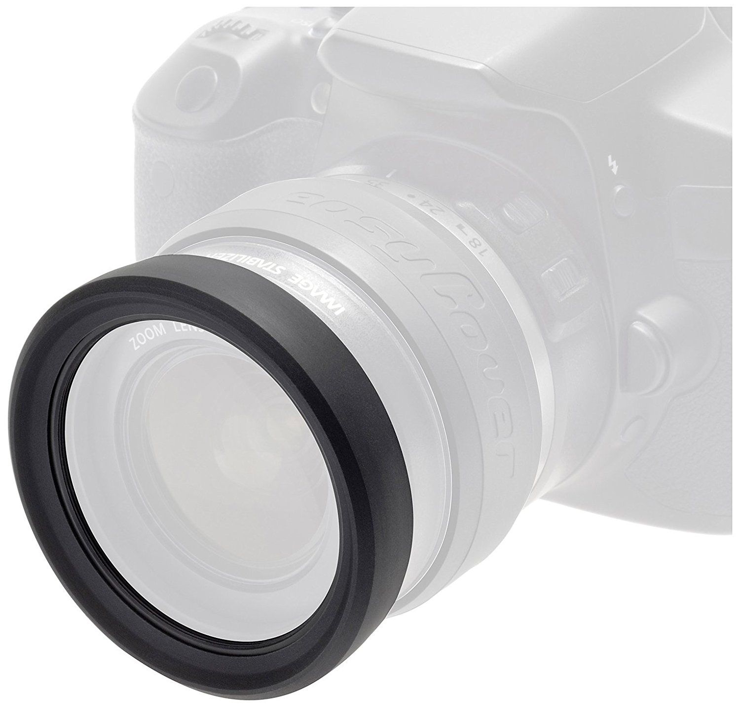Easycover ECLR67 lenskapje 6,7 cm Zwart