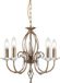 Elstead Lighting LED Kroonluchter | 5X E14 Max 60W | Dimbaar | Aged Brass