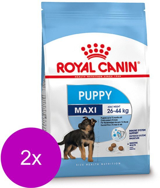 Royal Canin Shn Maxi Puppy - Hondenvoer - 2 x 4 kg