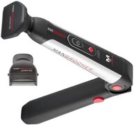 MANGROOMER Ultimate Pro Back Shaver met 2 Shock Absorber Flex Heads, Power Hinge, Extreme Reach Handle en Power Burst by (Marut Enterprises, LLC)