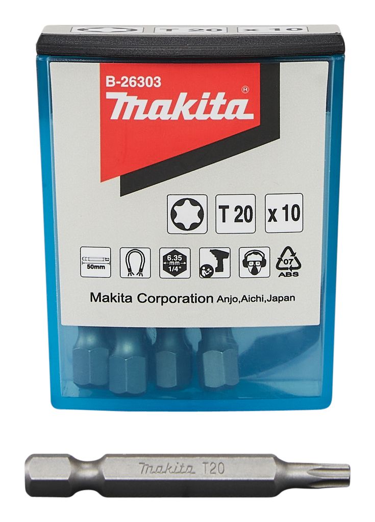 Makita B-26303 Schroefbit - T20x50mm (10st)