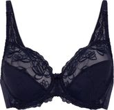 Hunkemöller Dames Lingerie Niet-voorgevormde beugel bh Diva - Blauw - maat G80