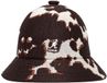 Kangol Bob Carnival Casual Bucket Hat Unisex Volwassenen S Dierenprint Bruin