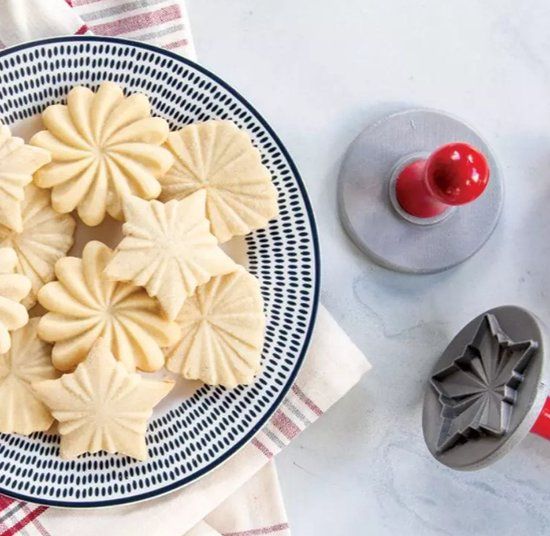 Nordic Ware - Koekjes stempel - Pretty pleated