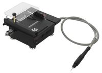 Mini scie de table - Scie de table multifonctionnelle - 7 positions - 100W 6000 tr/min - coupe, meulage, gravure 0-90° - 18x16x11cm, 24V