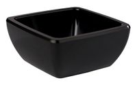 APS Friendly Bowl 79023-kom, 6,5 x 6,5 cm, hoogte 3 cm, zwart, gemaakt van gebruikte kunststof, Made in Germany