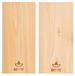 Cèdre Set de 2 planches de fumage 30 x 14 x 1 cm