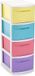 PLASTICFORTE Ladeblok/bureau organizer met 1x lades - multi kleuren - L39 x B28.5 x H78 cm - kunststof