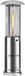 Blumfeldt Goldflame Deluxe radiateur de terrasse à gaz avec vue à 360° sur la flamme, 11000W, acier inoxydable, Argent Métallisé