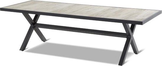 Hartman Canterburry keramische tuintafel 247x96 cm - grijs