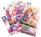 Pigna, verpakking van 10 Maxi-schriften A4, EENHOORNS, omslag met glitter, lijnen groep 5