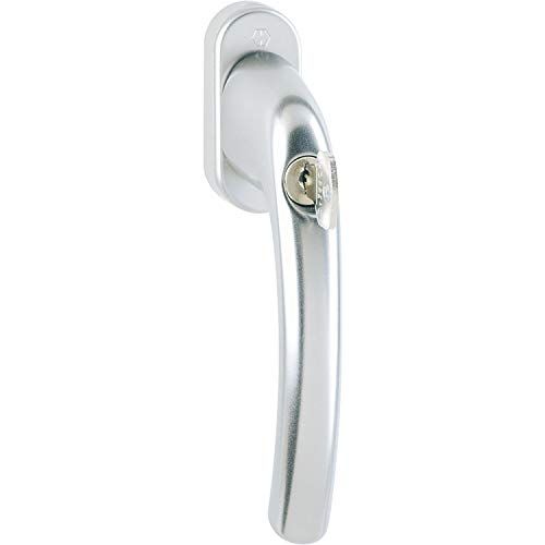 HOPPE raamgreep Tokyo - blokkeercilinder silber eloxiert zilver