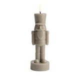 Uyuni Lighting NUTCRACKER LED-bougie, sable, hauteur 21 cm