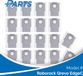 Roborock Qrevo EdgeC Sacs à poussière (18 Pièces, alternative Plus.Parts® à 8.02.0239)
