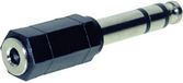 TRU COMPONENTS Adaptateur jack Mâle 6,3 mm - Femelle 3,5 mm Stéréo, Mono Nombre de pôles : 3, 2 Contenu : 1