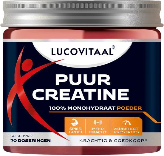 Lucovitaal Creatine Monohydraat Poeder Puur - 210 gr