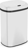 Bayt Prullenbak - Prullenbak 60 Liter - Vuilnisbak - Afvalbak - Metaal - Wit