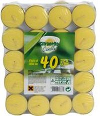 L28 Theelichten 40 sts citronella