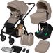 Lionelo Greet Kinderwagen 3-in-1 Beige