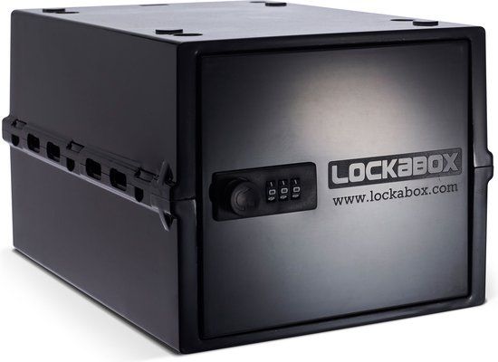 Lockabox one afsluitbare medicijnbox - zwart