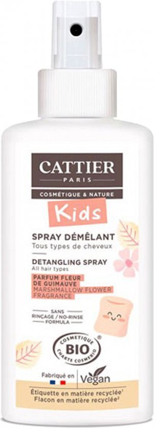 Cattier Kids Ontwarrende Spray Biologische Marshmallow Bloem Geur 200 ml