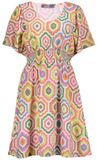 Geisha Jurk Jurk 67415 20 Ecru/tabacco/pink Dames Maat - M