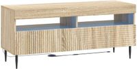 vidaXL LED tv-meubel HAARLEM 100 x 35 x 43 cm Sonoma Eiken