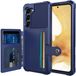 Selected by GSMpunt.nl Portemonnee Hoesje Geschikt voor Samsung Galaxy S23 Plus - Back Cover met Pasjeshouder - Donkerblauw