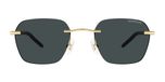 Termo Montblanc Montblanc Mb0270s Lunettes De Soleil Homme Noir Carrées Gris 51mm