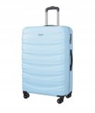 Puccini Valencia Grote Reiskoffer Polycarbonaat Blauw 84L