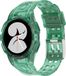 Wigento Samsung Galaxy Watch 5 Pro 45mm siliconen horlogeband met geïntegreerde behuizing
