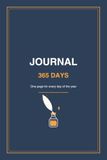 Journal for 365 days: One page for every day of the year