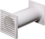 Wallair N37824 Buisventilatiesysteem 100 Kunststof (Ø x l) 10 cm x 48 cm Wit