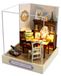 DIY Wooden Dollhouse Kit with Furniture - Handmade Creative Set for Adultes and Teenagers
