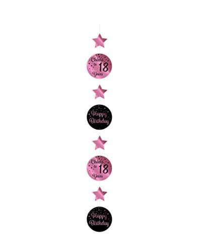 Paper Dreams Hanging Decoration Rose/Black - 18 - 8716764182433