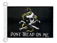 AZ FLAG Bootvlag Don't Tread On Me piraat 45x30 cm