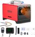 VEVOR Diesel Luchtverwarmer Parkeerverwarming 8 kW DC 12-24 V, Rood