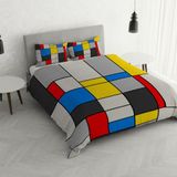 SD-67 Dream d'Autore SD-67 beddengoedset met digitale print, gemaakt in Italië, tweepersoonsbed