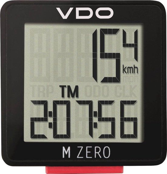 VDO M Zero WR807 Fietscomputer - Zwart/Rood