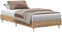 vidaXL Bedframe Artisanaal eiken Bewerkt hout