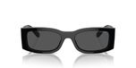 Vogue Vo 5584s Lunettes de soleil femme noir rectangulaire gris 53mm