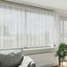 vidaXL - Kantgordijn - Wit - 180 x 400 cm - Polyester